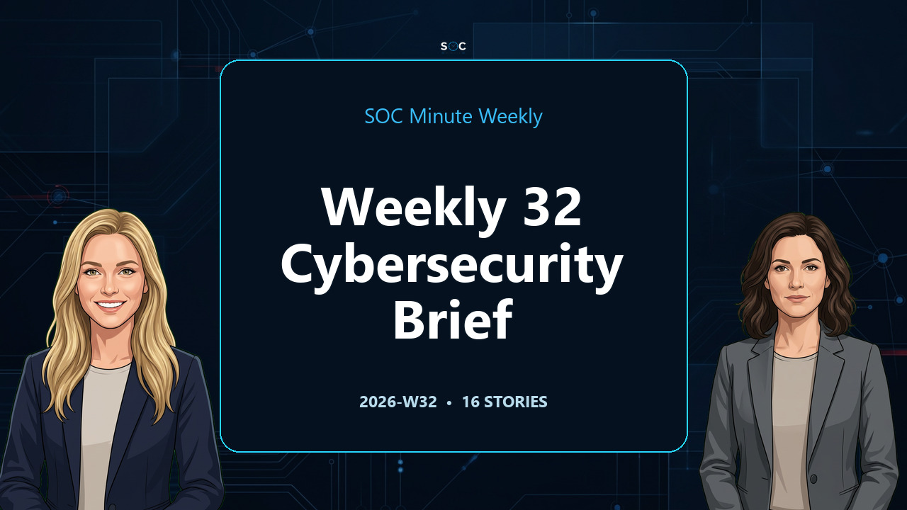 Thumbnail for SOC Minute Weekly: Wallet Failures, Trusted Access, and AI Security Gaps